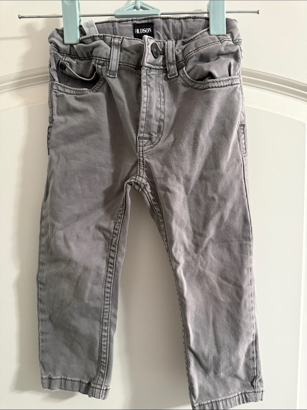 Hudson Jeans Kids Light Gray Stretch Jeans